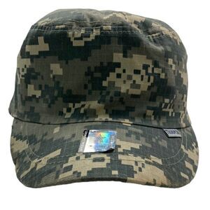 Army Trooper Hat With Digital Camoflague Strapback Adults Military One Size‎